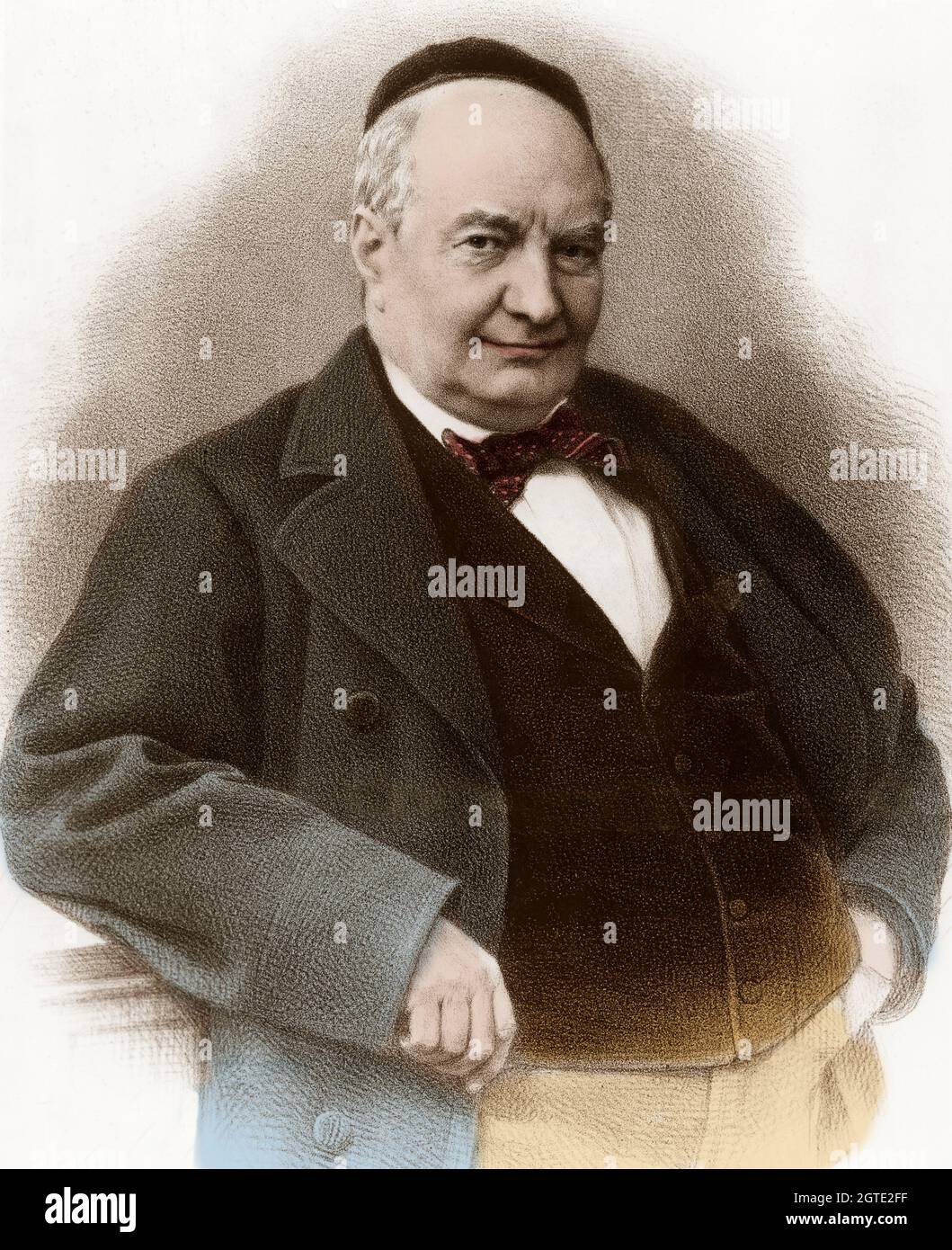 Ritratto di Charles Auguste Sainte Beuve (1804-1869) Foto Stock