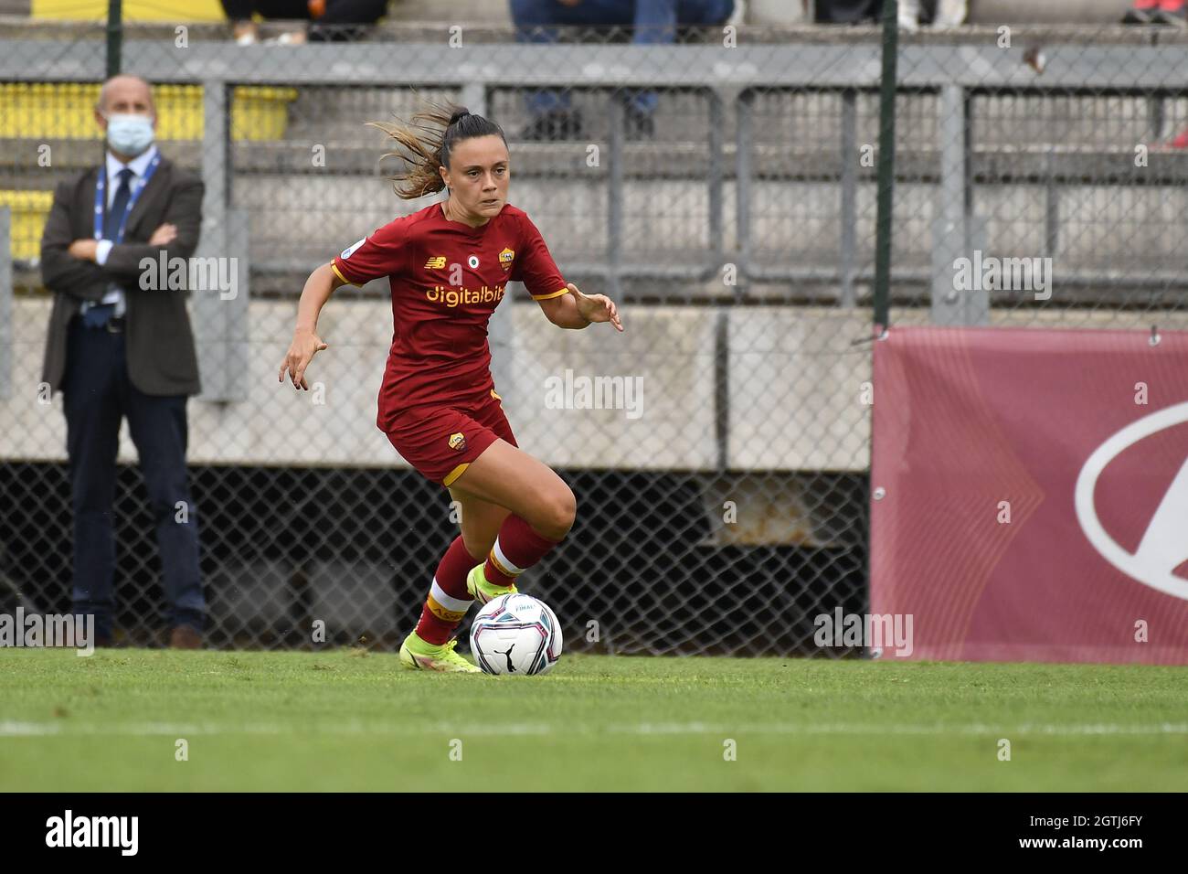 Roma, Italia. 02 ottobre 2021. In azione durante la Women Series Una partita tra ROMA e Juventus allo Stadio tre Fontane il 02 ottobre 2021 a Roma, Italia. Credit: Independent Photo Agency Srl/Alamy Live News Foto Stock