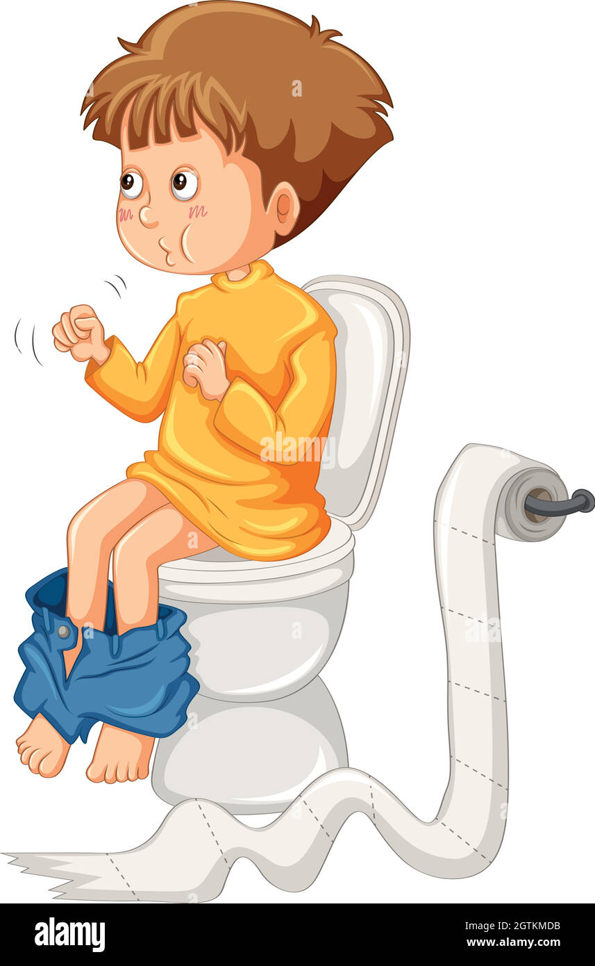 Little boy on toilet immagini e fotografie stock ad alta risoluzione - Alamy