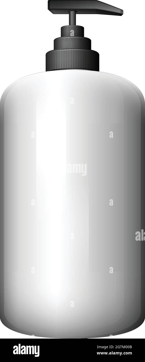 Una bottiglia a pompa Illustrazione Vettoriale