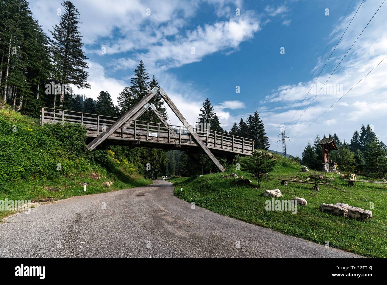 Alpi italiane in estate Foto Stock