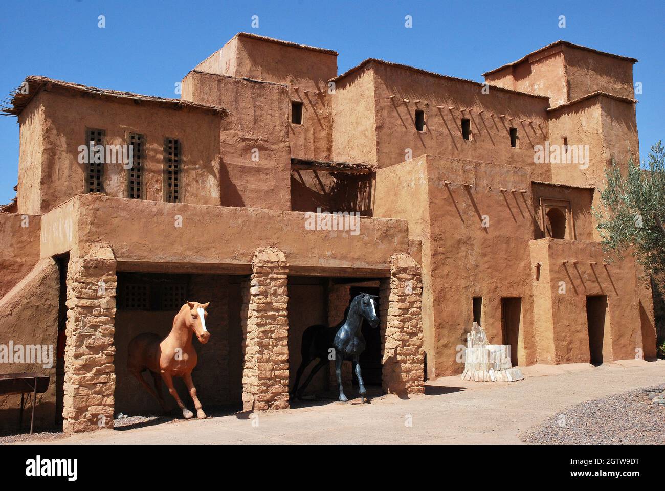 Centro cinematografico Ouarzazate in Marocco Foto Stock