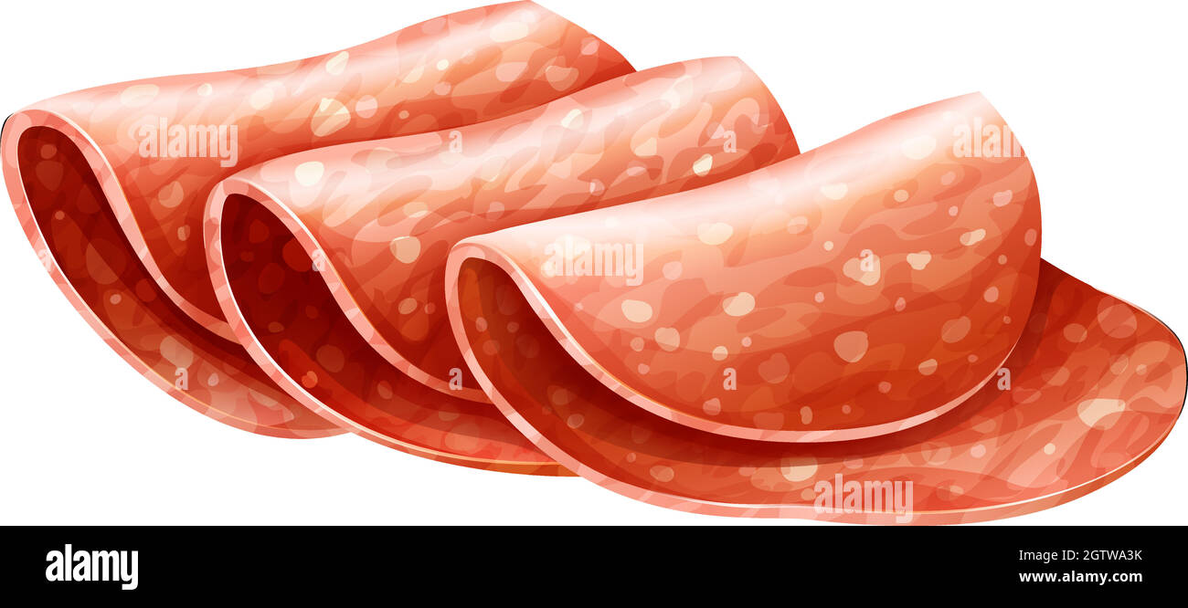 Salame Illustrazione Vettoriale