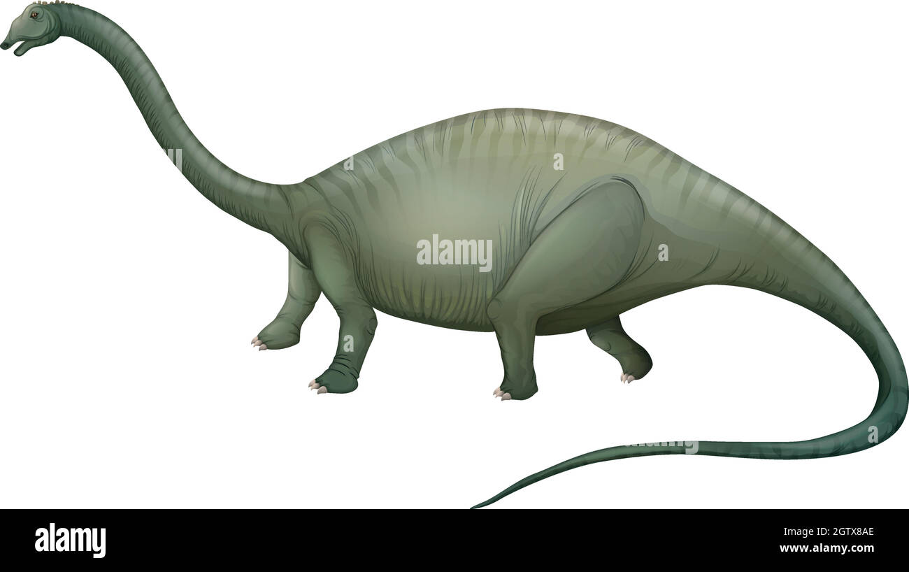 dinosauro erbivoro Illustrazione Vettoriale