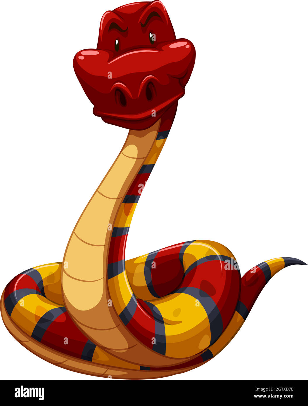 Serpente colorato Illustrazione Vettoriale