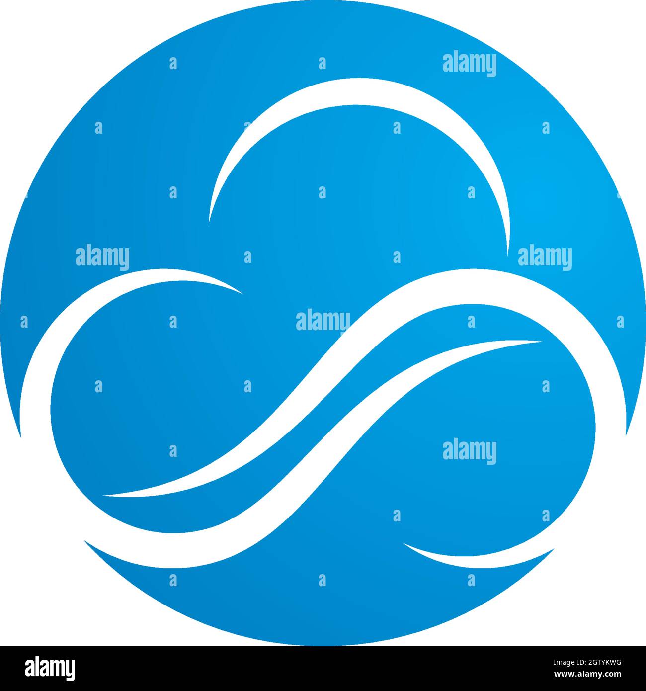 La tecnologia cloud logo vettoriale modello di vettore di design Illustrazione Vettoriale