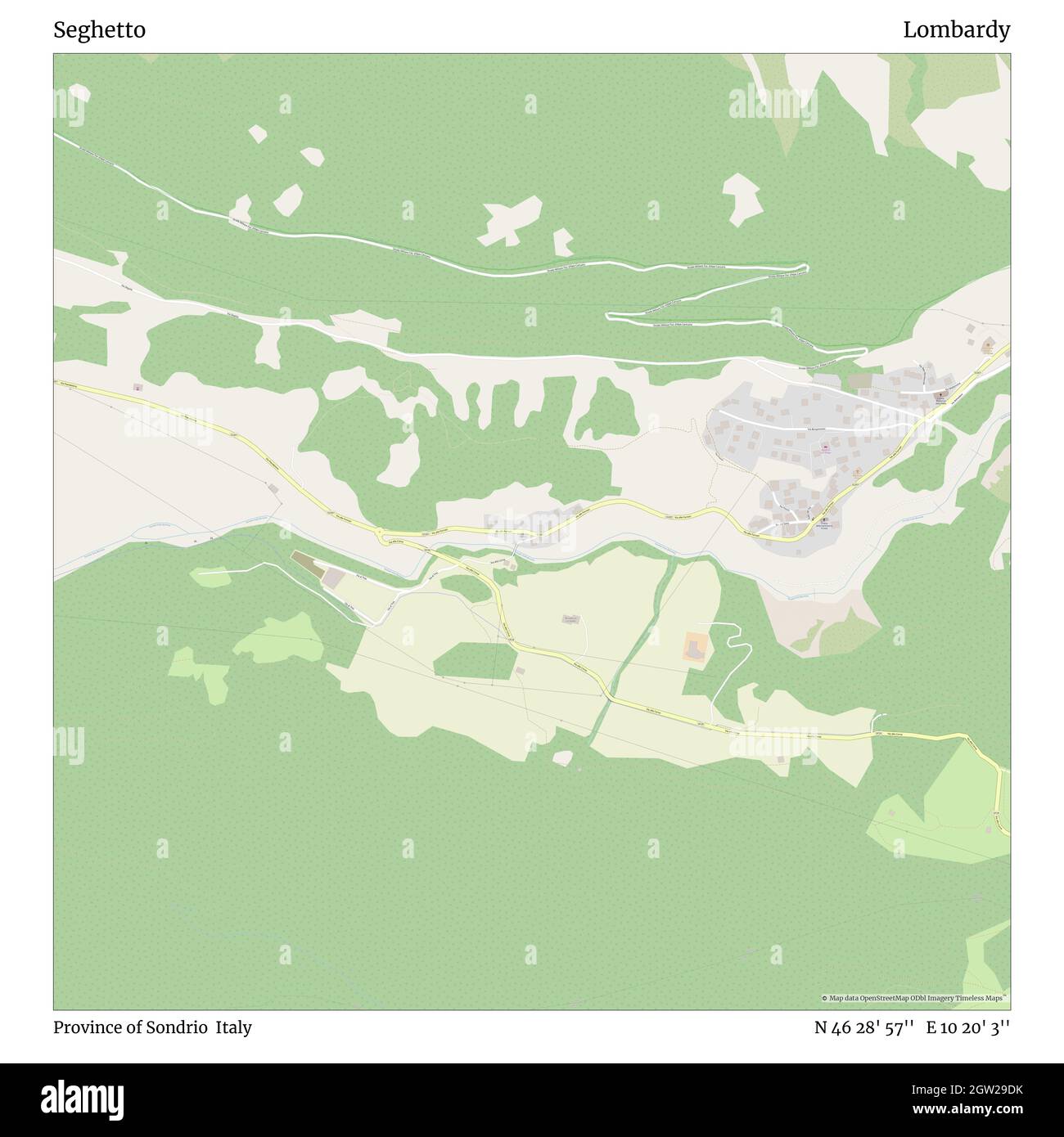 Songhetto, Provincia di Sondrio, Italia, Lombardia, N 46 28' 57'', e 10 20' 3'', mappa, Mappa senza tempo pubblicata nel 2021. Viaggiatori, esploratori e avventurieri come Florence Nightingale, David Livingstone, Ernest Shackleton, Lewis and Clark e Sherlock Holmes si sono affidati alle mappe per pianificare i viaggi verso gli angoli più remoti del mondo, Timeless Maps sta mappando la maggior parte delle località del mondo, mostrando il successo di grandi sogni Foto Stock