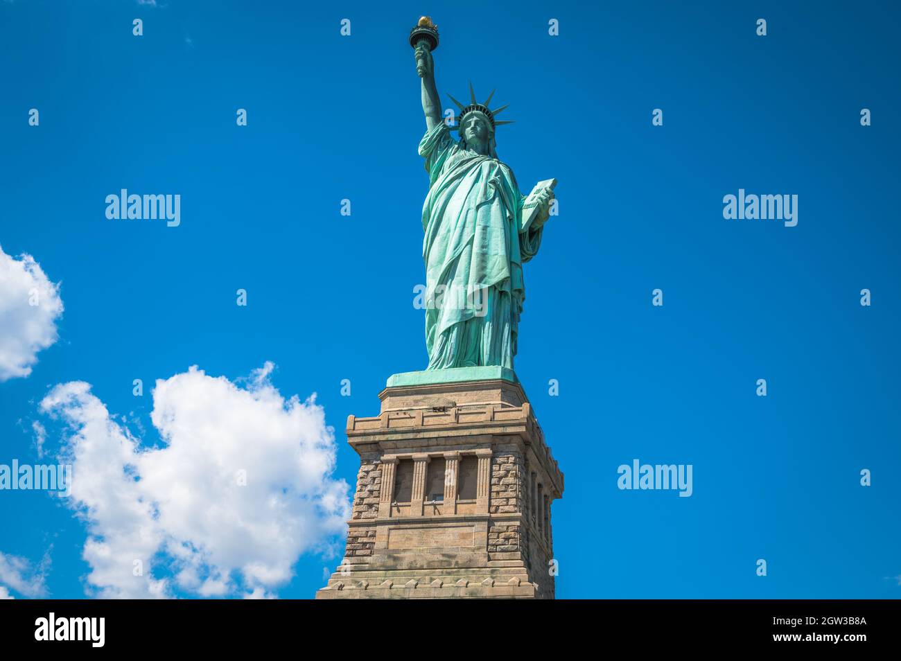 Statua della Libertà Foto Stock