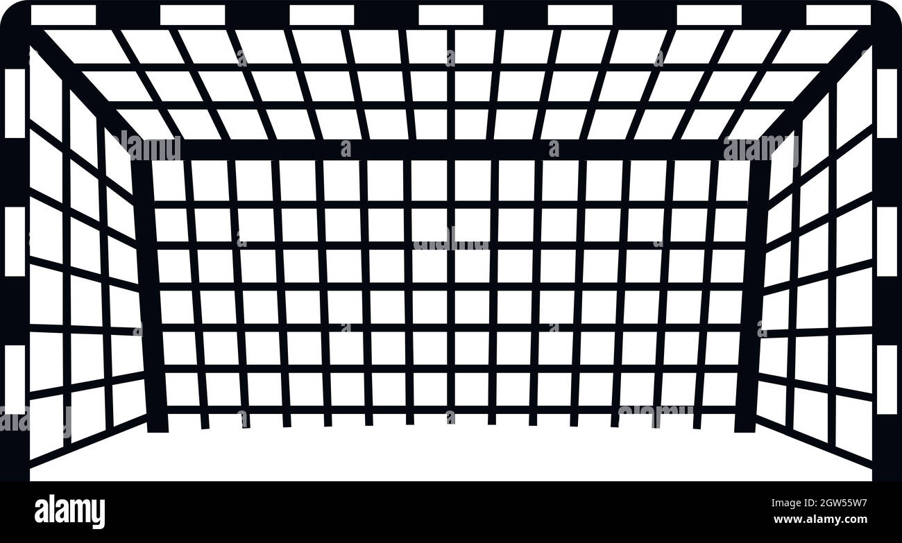 Obiettivo icona post, stile semplice Illustrazione Vettoriale