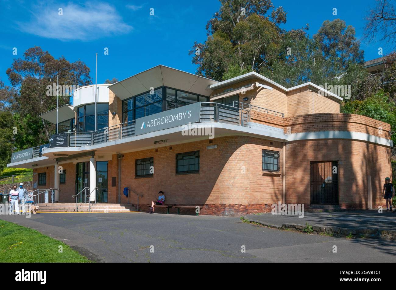 Como Park Pavilion in stile moderno, South Yarra, Melbourne, Victoria, Australia Foto Stock