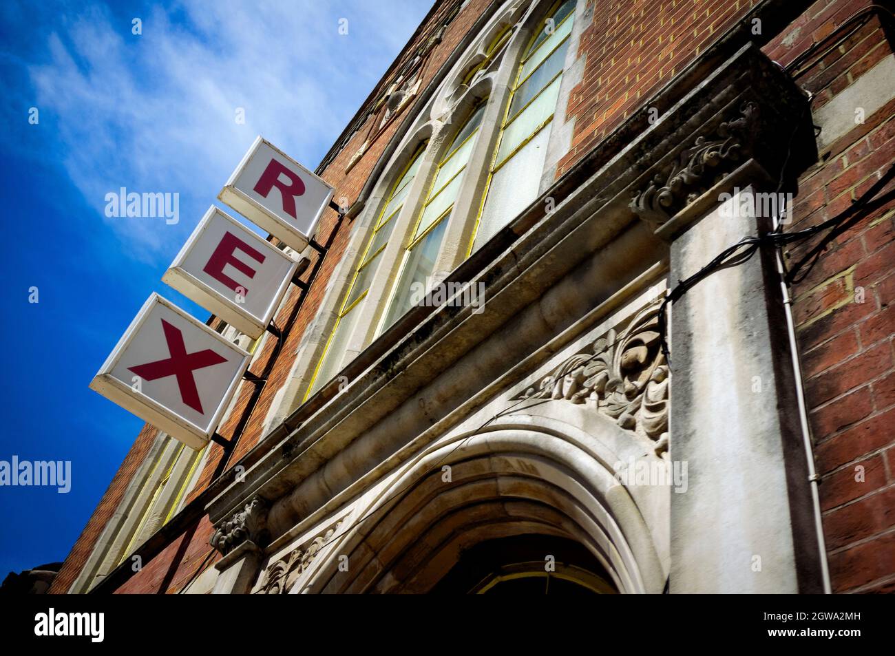 The Rex Cinema di Wareham, il più antico cinema funzionante di Dorset e costruito nel 1889, Wareham, Dorset, Inghilterra Foto Stock