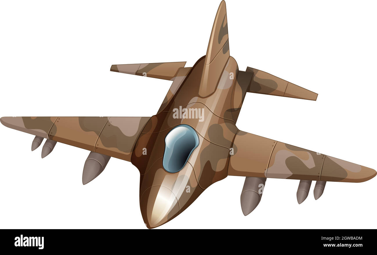 Jet da combattimento Illustrazione Vettoriale