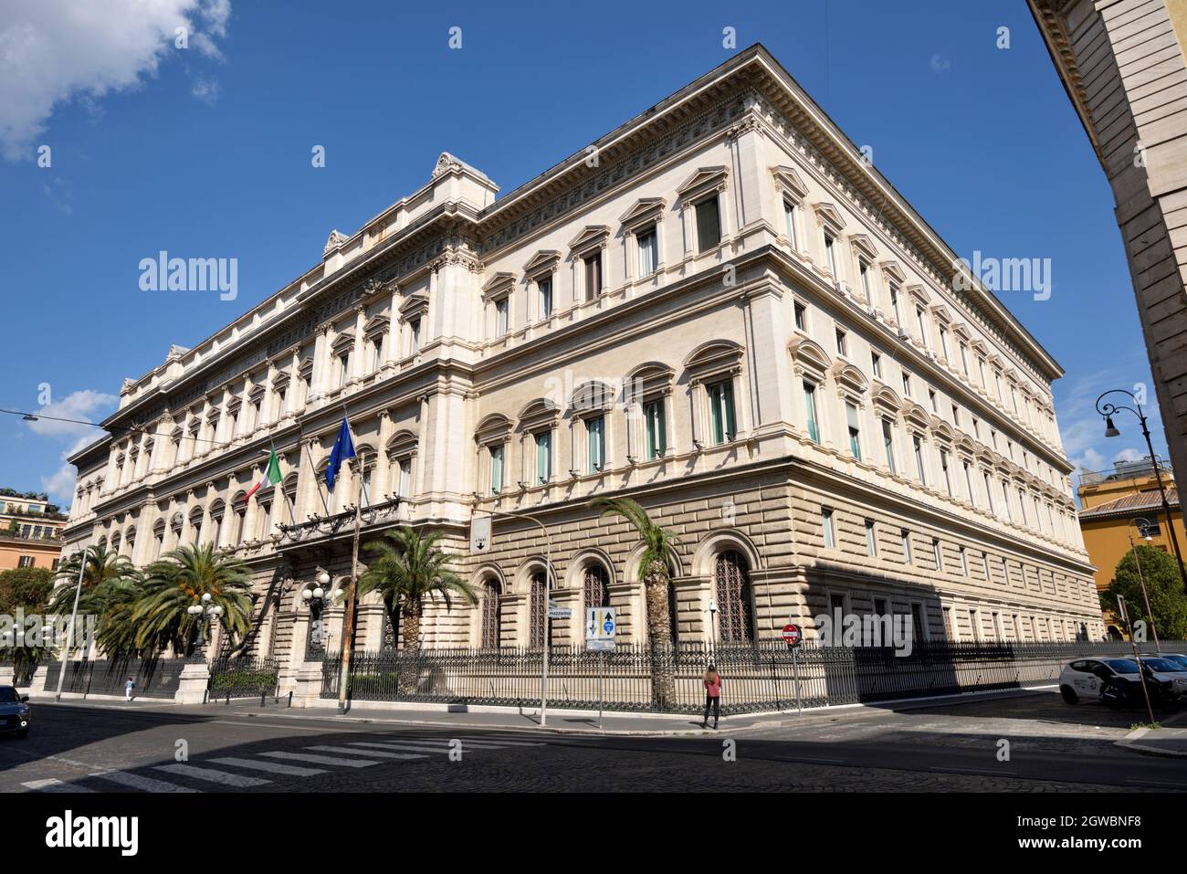 Italia, Roma, via Nazionale, Banca d'Italia, Banca d'Italia Foto Stock