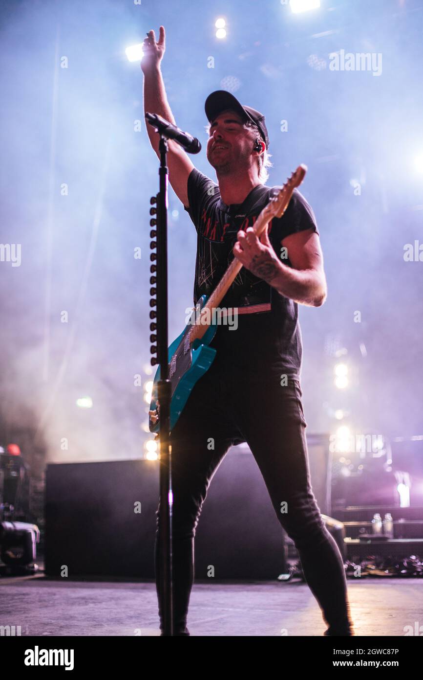 All Time Low Live all'O2 Apollo Manchester, Regno Unito, 26 settembre 2021 Foto Stock