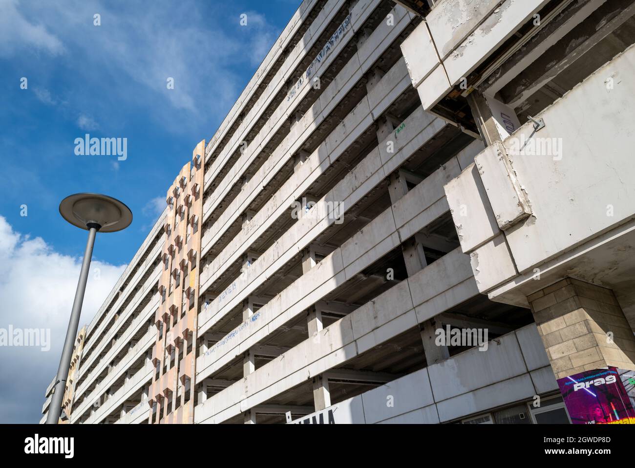Architettura socialista, Casa delle statistiche, otto-Braun-Straße, Germania Foto Stock