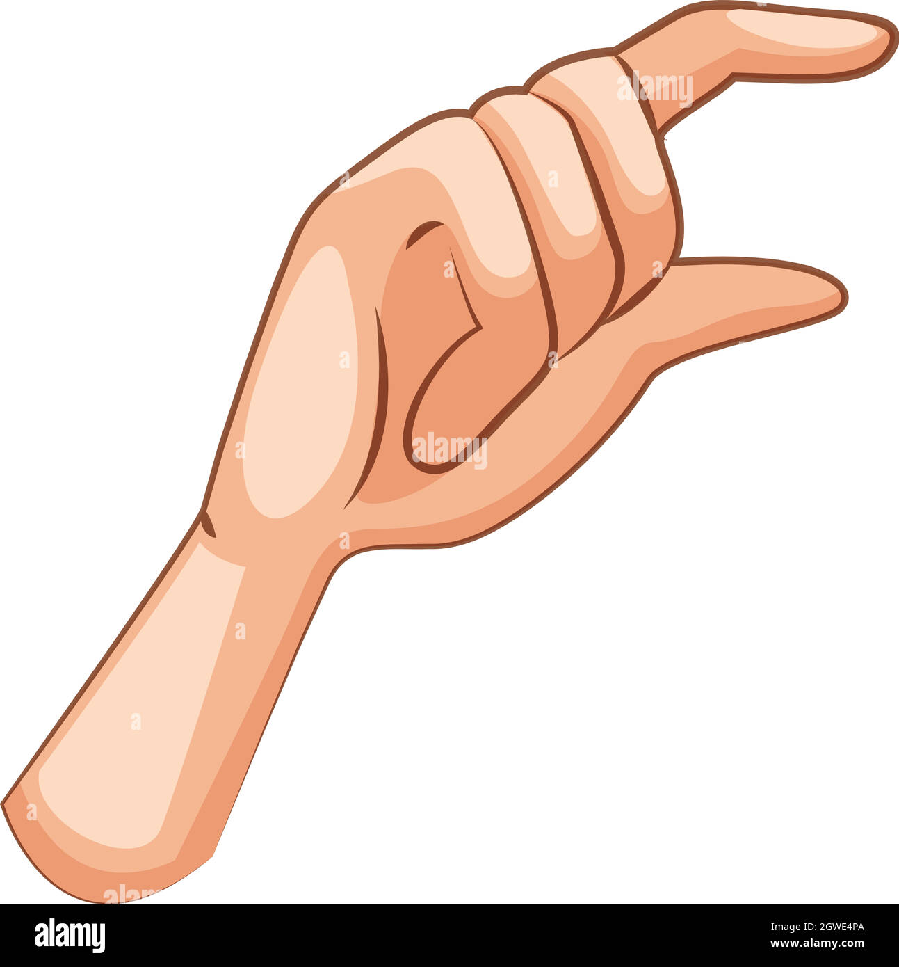 Una mano Illustrazione Vettoriale