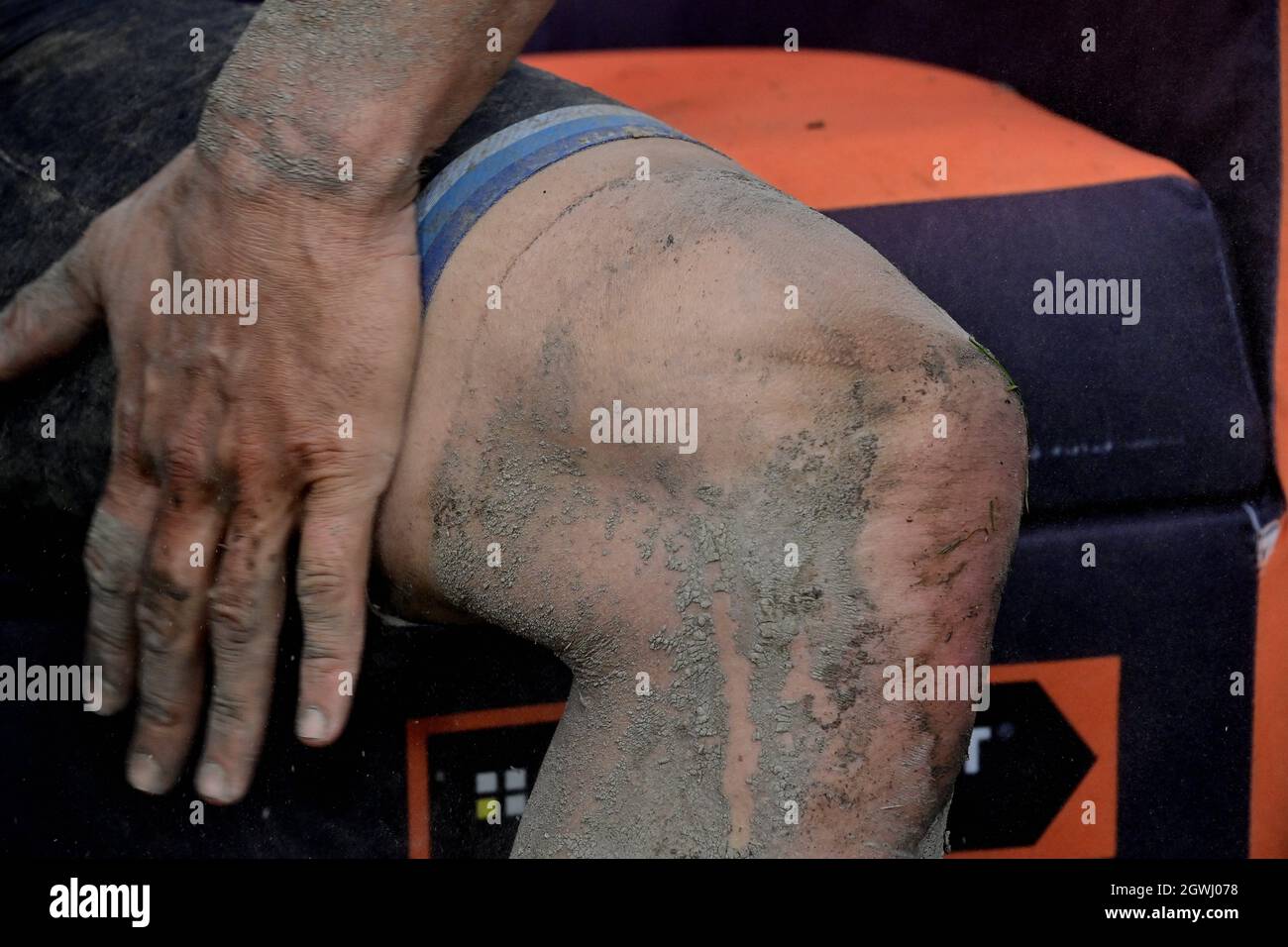 L'illustrazione mostra la tappa italiana di Sonny Colbrelli del Bahrain vittorioso dopo la gara d'élite degli uomini della manifestazione ciclistica 'Paris-Roubaix', 257 Foto Stock