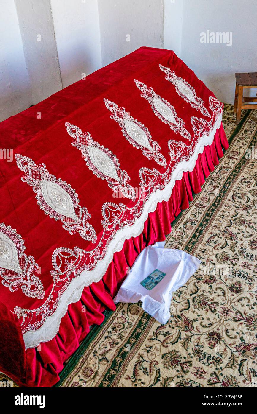 'Bara' di Gauhar Ana, Timurid Empire. Nel Mausoleo di Gauhar Ana, 12-14 c, Turkistan, Kazakistan Foto Stock