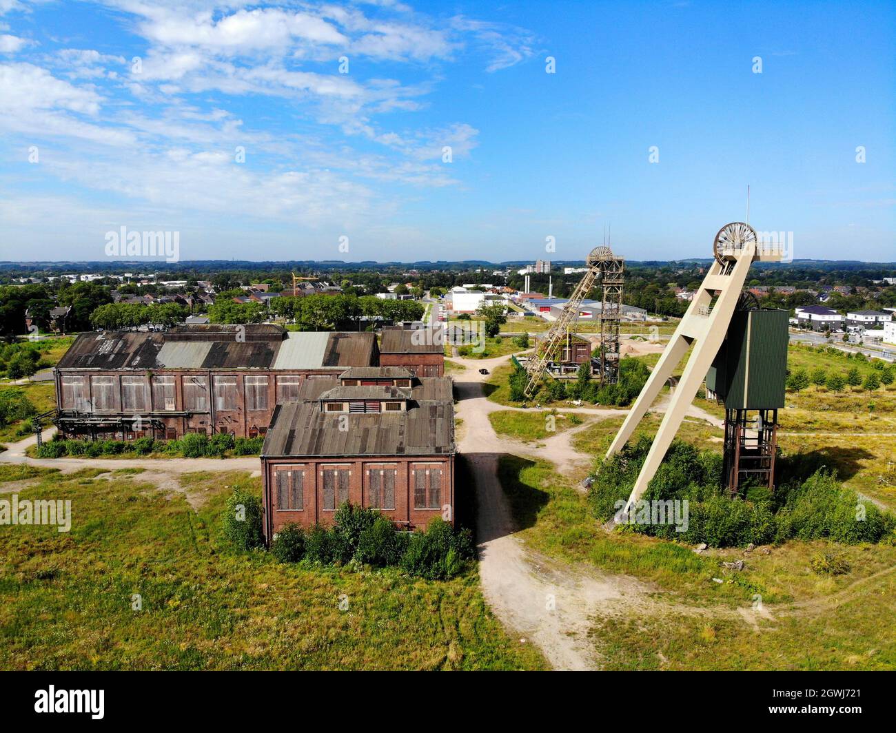 Die ehemalige Zeche Niederberg a Neukirchen-Vlyn Foto Stock