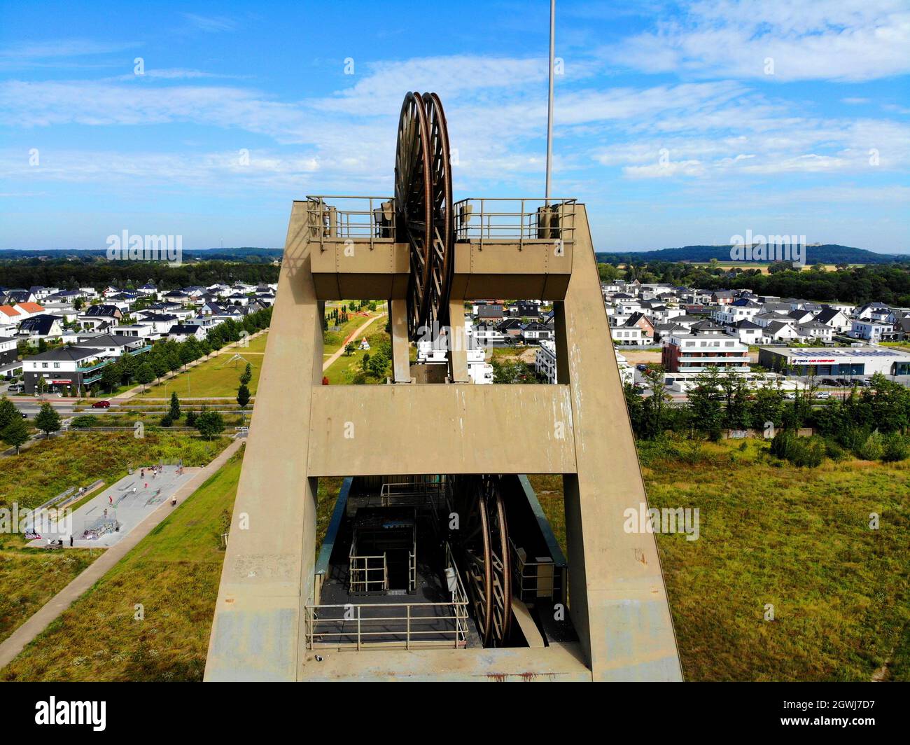 Die ehemalige Zeche Niederberg a Neukirchen-Vlyn Foto Stock