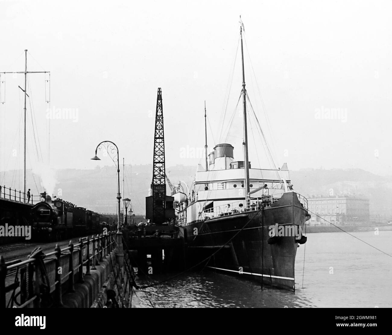 Dover Docks, primi del 1900 Foto Stock