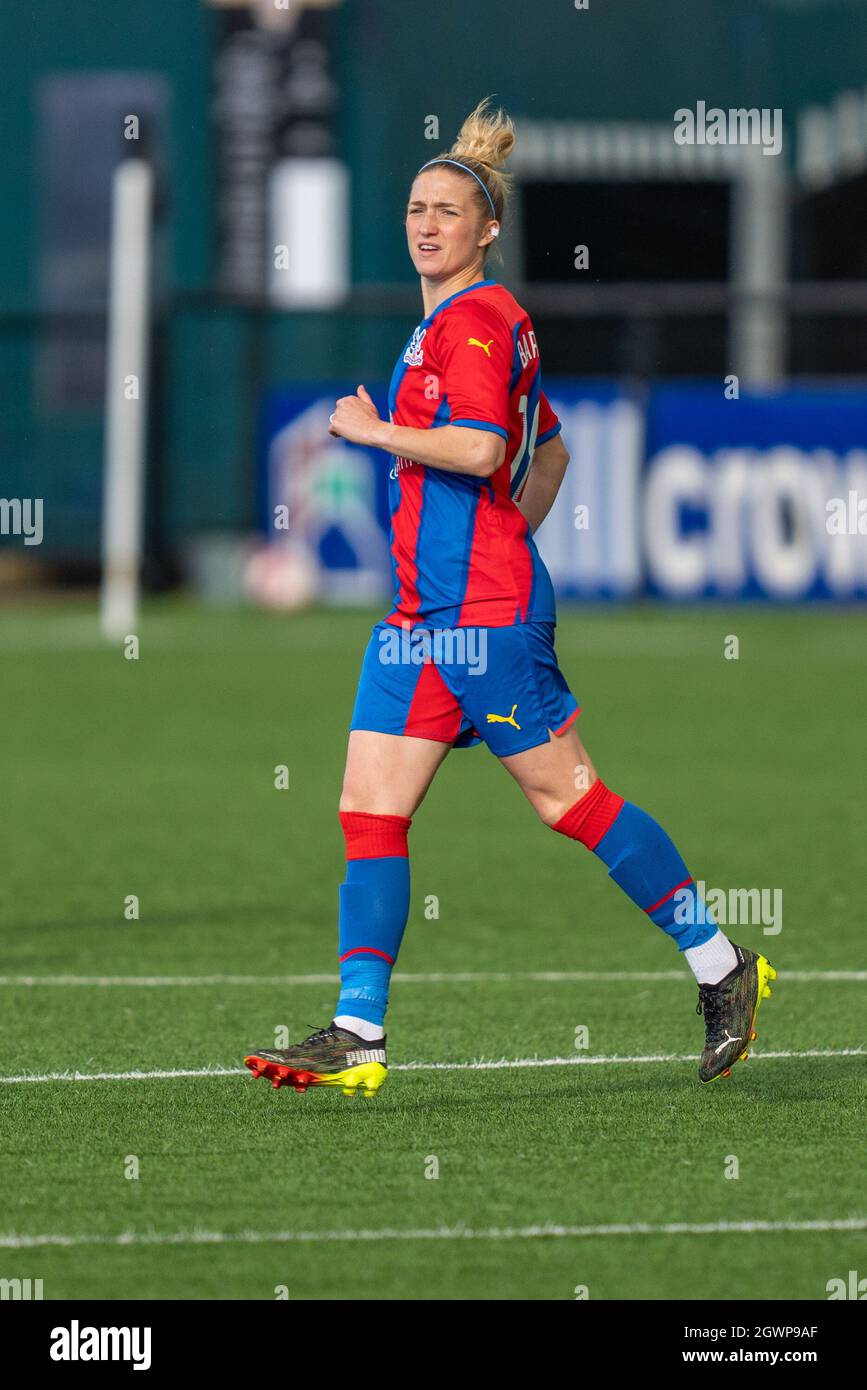 Bromley, Regno Unito. 03 Settembre 2021. Kirsty Barton (18 Crystal Palace) durante la partita del campionato fa Womens tra Crystal Palace e Sheffield United a Hayes Lane, Bromley, Inghilterra. Credit: SPP Sport Press Photo. /Alamy Live News Foto Stock