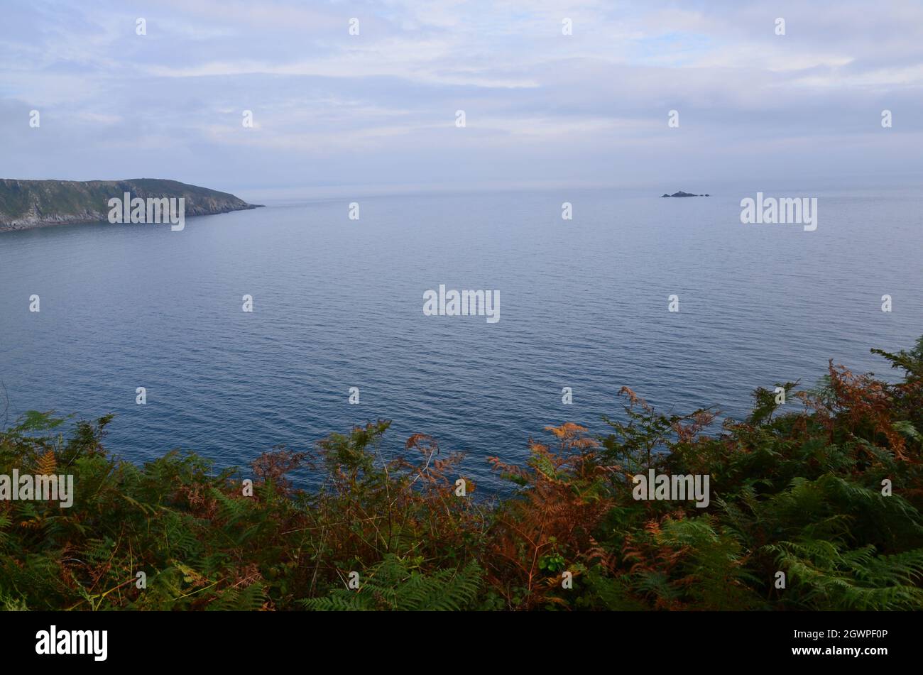 Gorran Haven - Mare e terra in Cornovaglia - Estate 2021 Foto Stock