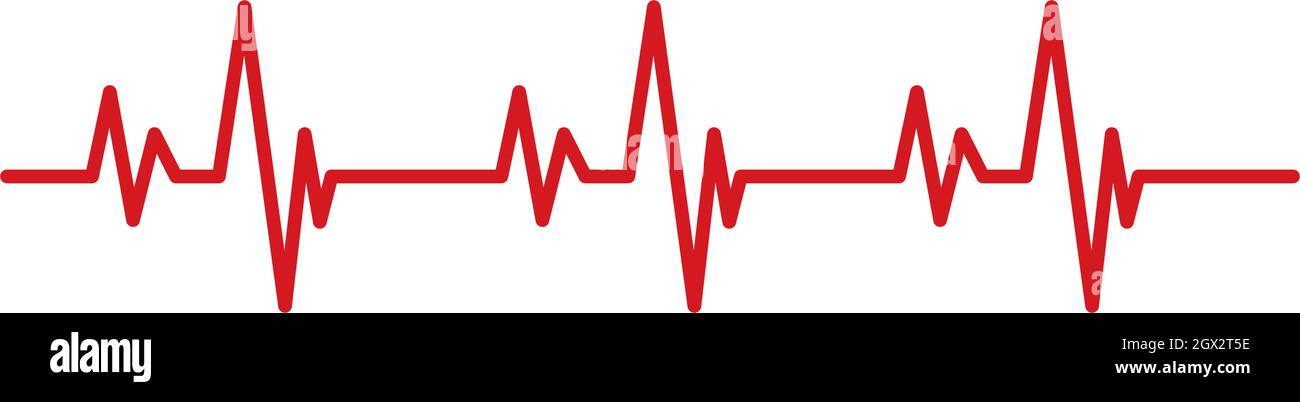 modello vettoriale per linee di impulsi Illustrazione Vettoriale