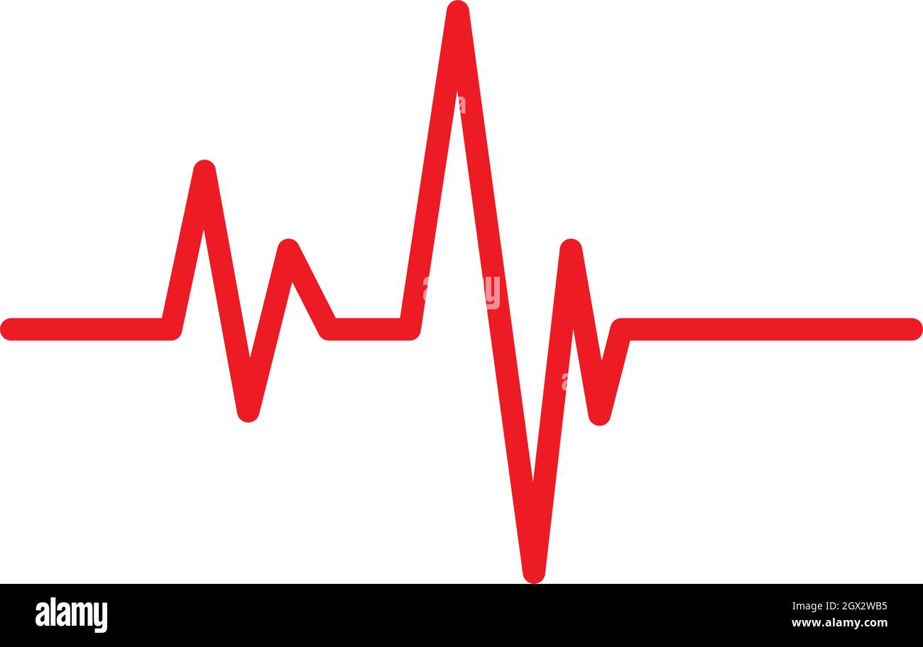 modello vettoriale per linee di impulsi Illustrazione Vettoriale