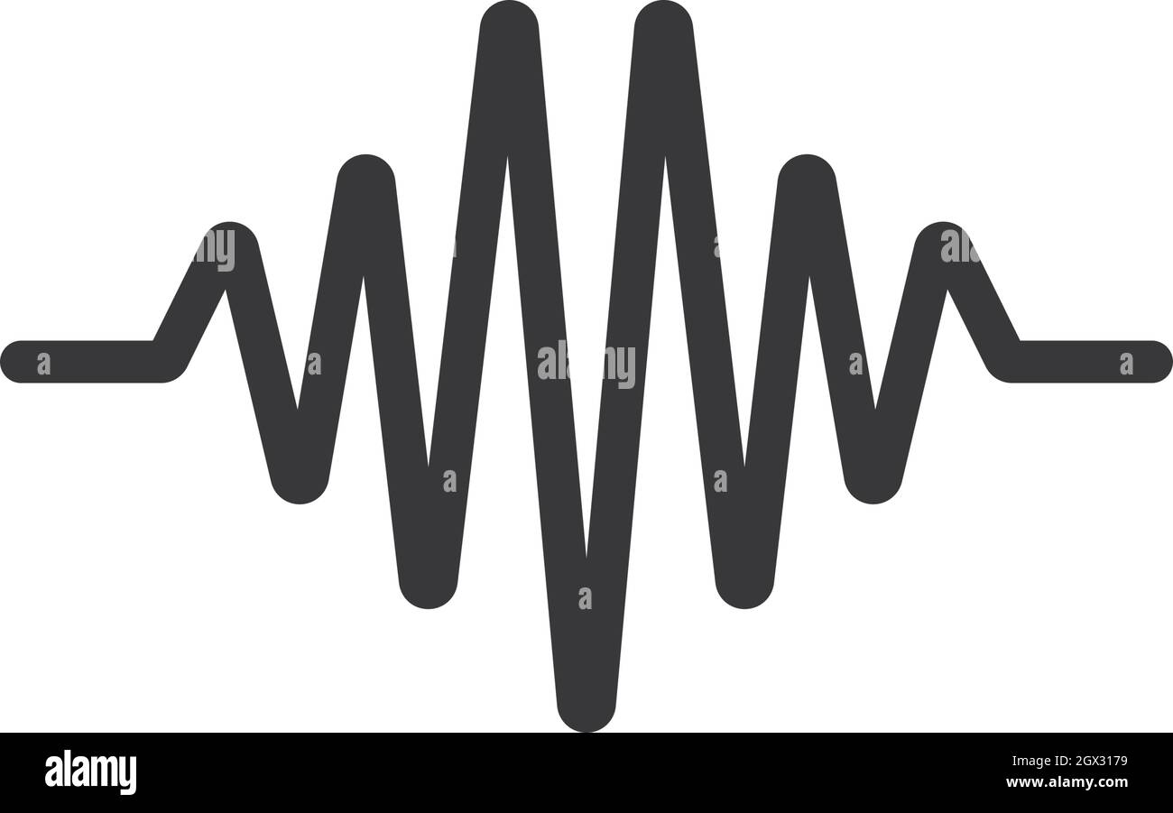 modello vettoriale per linee di impulsi Illustrazione Vettoriale