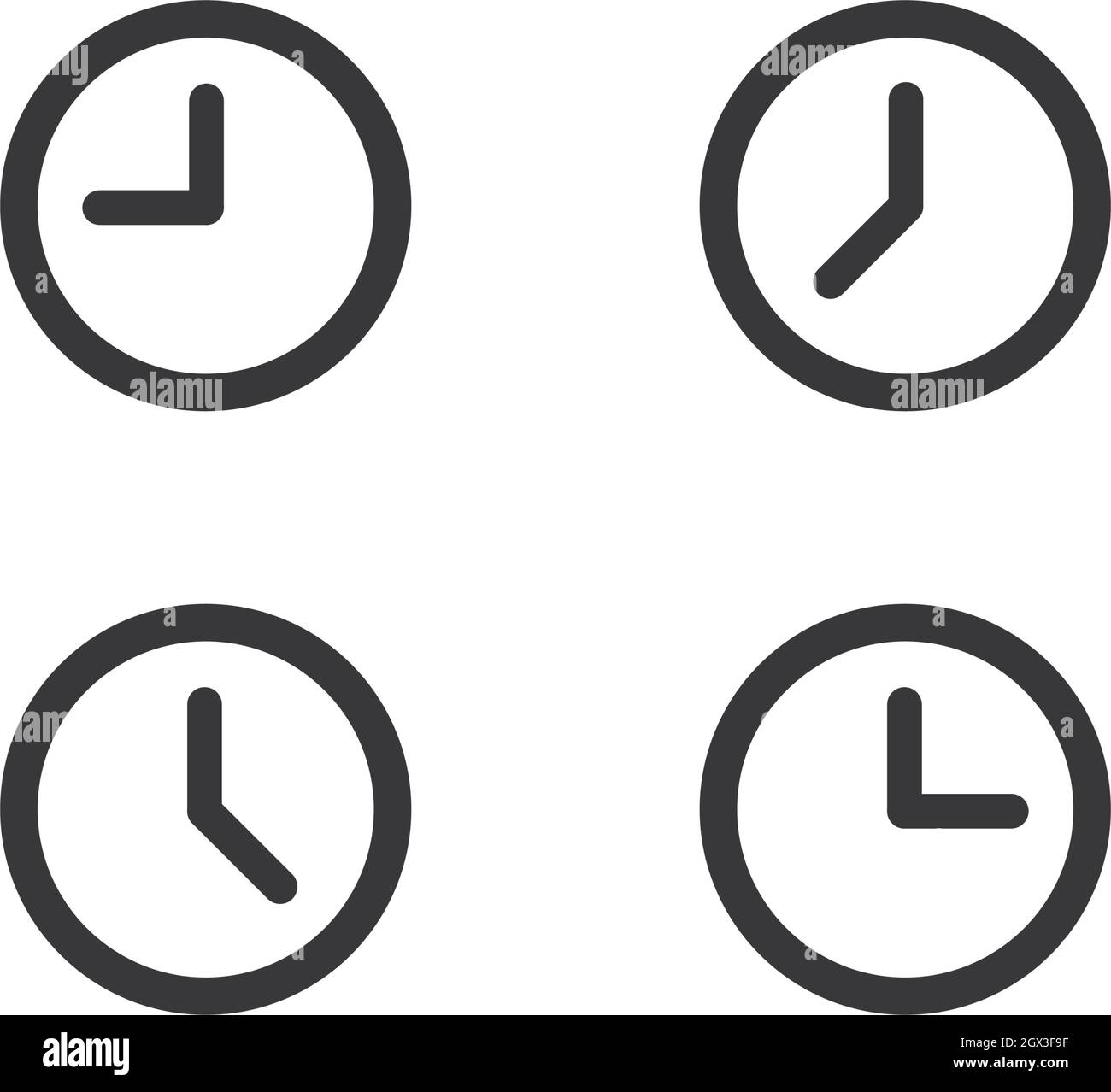 Modello vettoriale del logo temporale Illustrazione Vettoriale