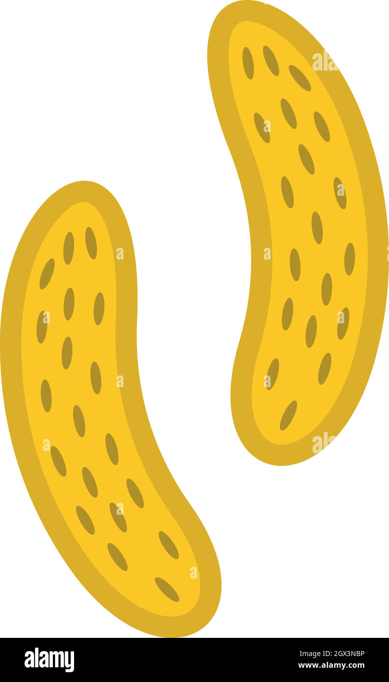 Cellula epiteliale, icona di stile piatto Illustrazione Vettoriale