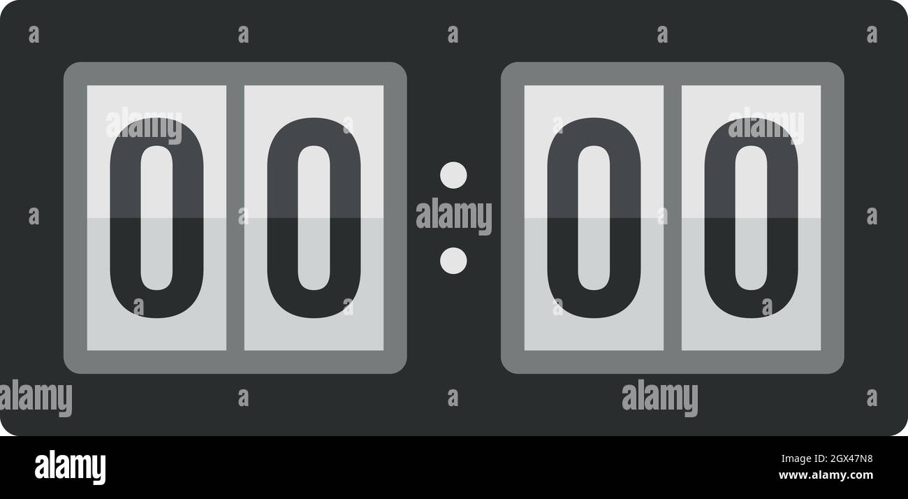 Icona del quadro di valutazione, di tipo piatto Illustrazione Vettoriale