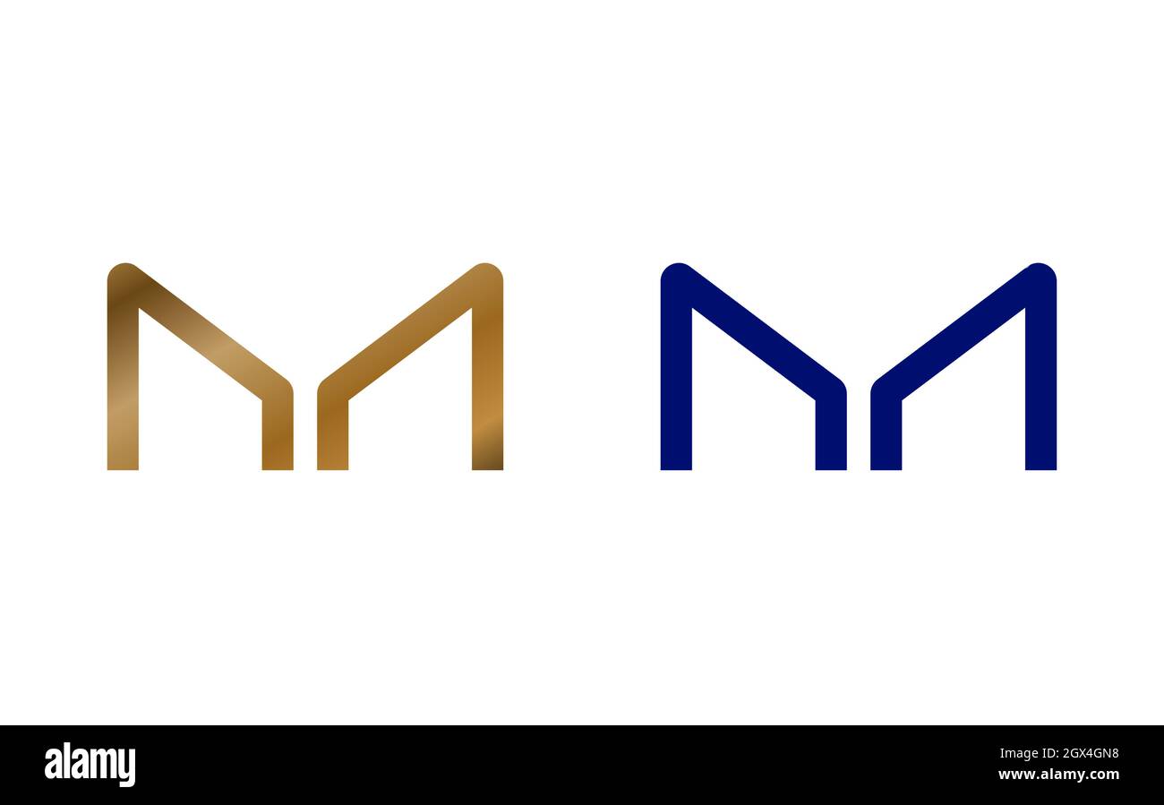 Maker MKR Cryptocurrency simbolo su sfondo bianco isolato logo. Concetto astratto illustrazione 3d. Foto Stock