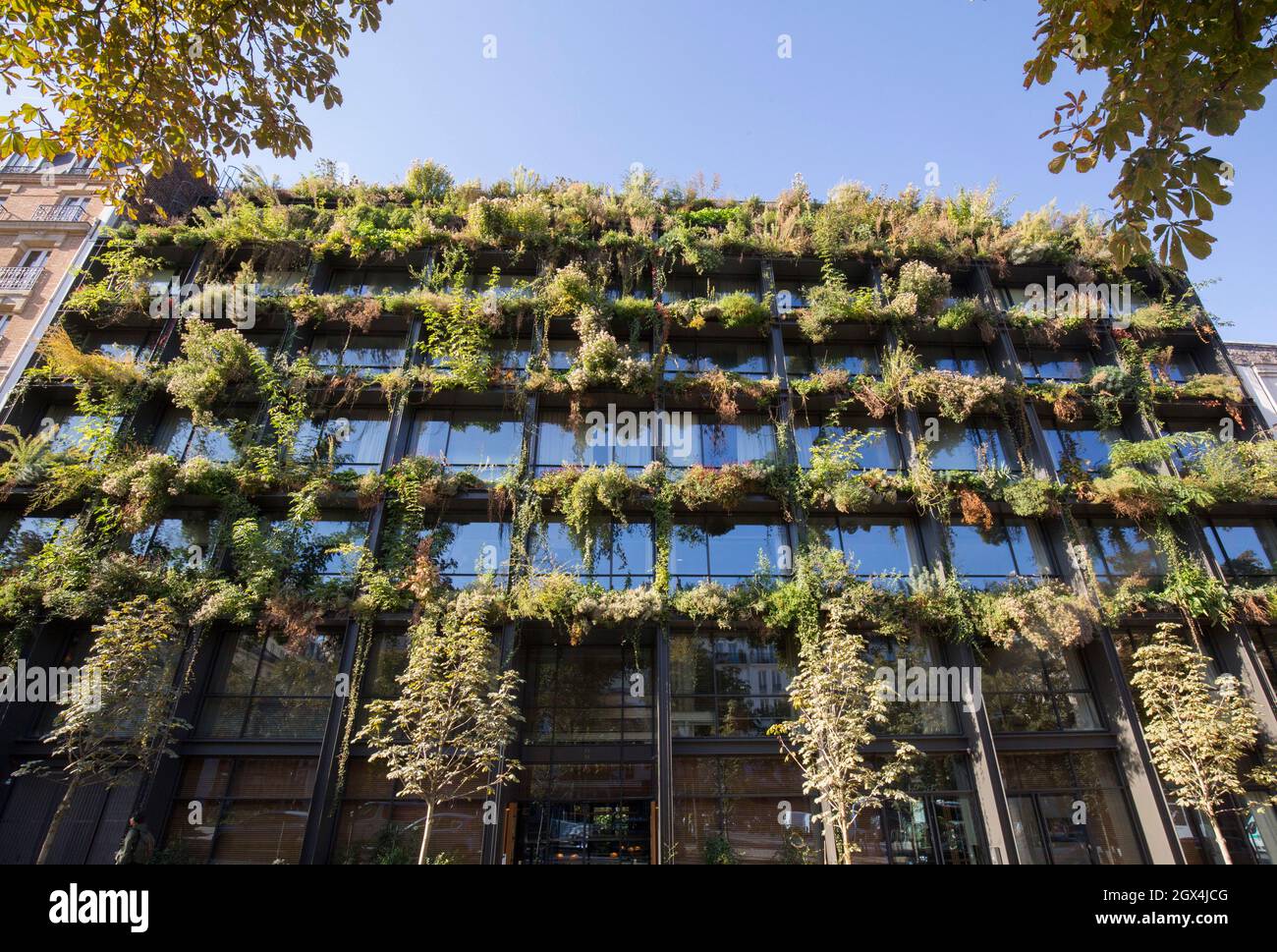 VILLA M BATIMENT JARDIN PARIGI Foto Stock