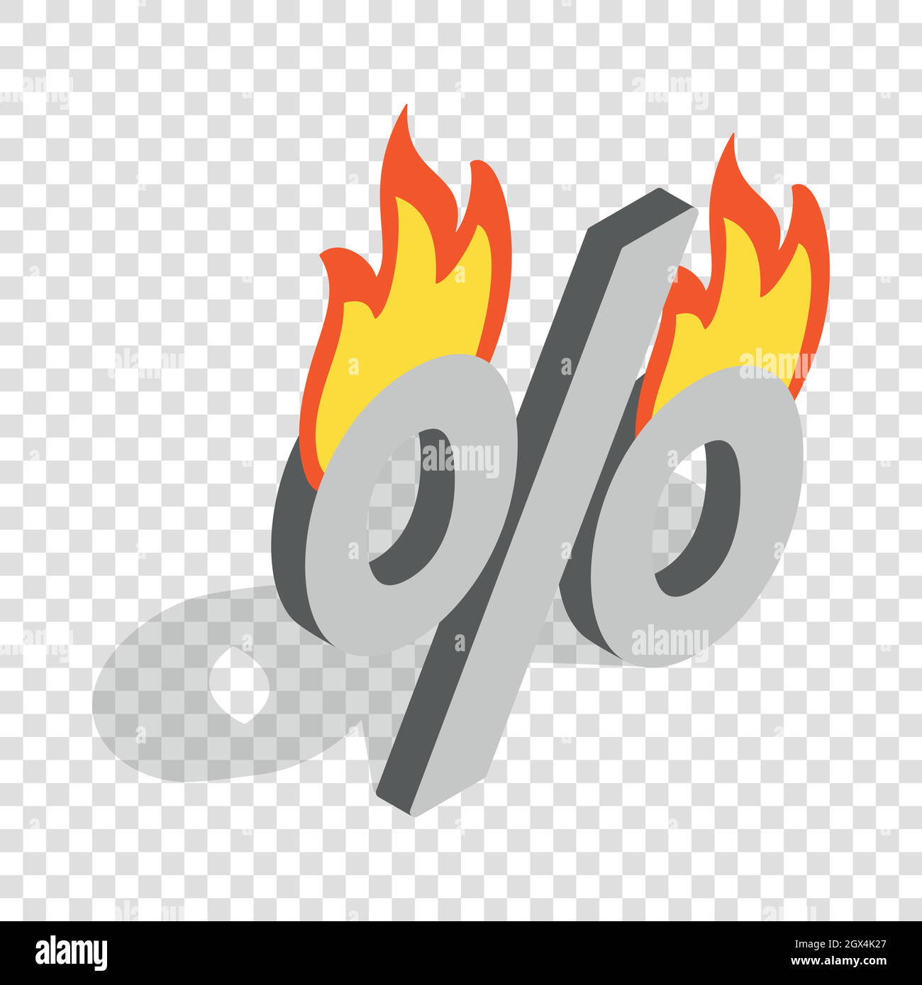 Sconti Last minute icona isometrica Illustrazione Vettoriale