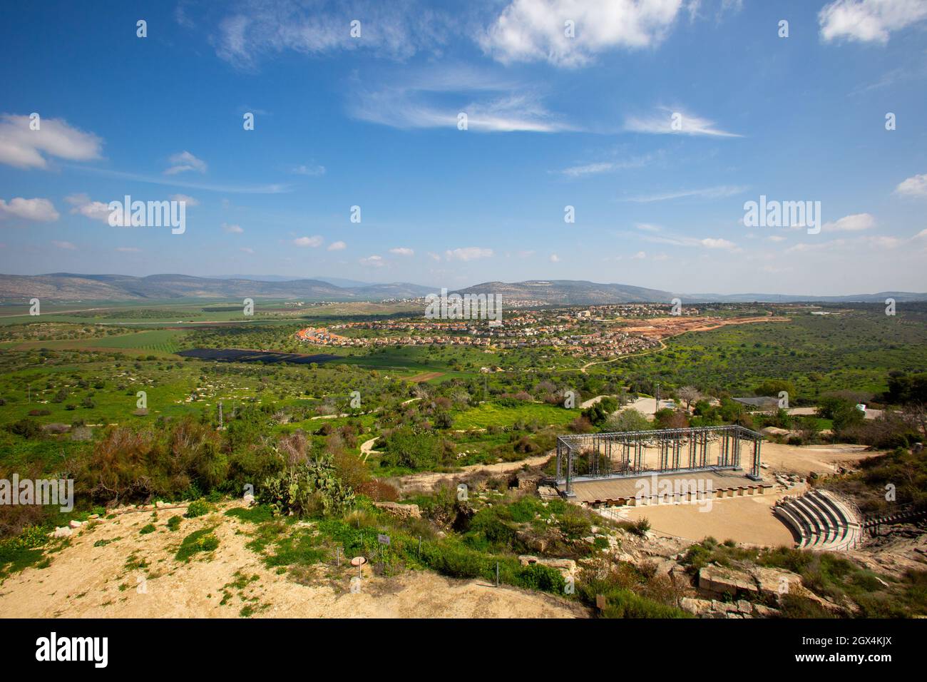 Parco Nazionale Tzipori Foto Stock