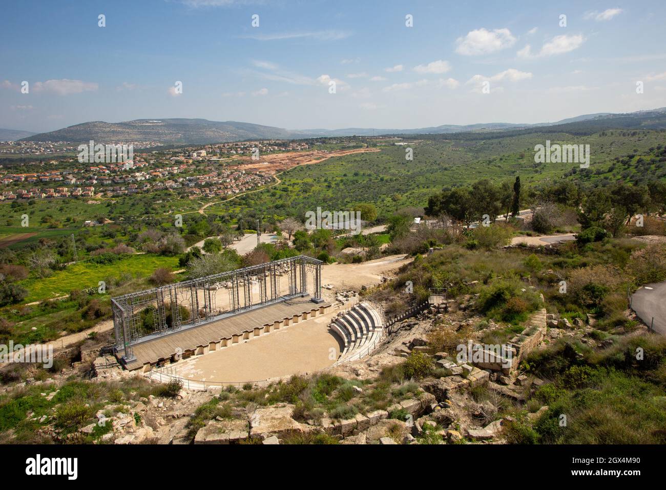 Parco Nazionale Tzipori Foto Stock