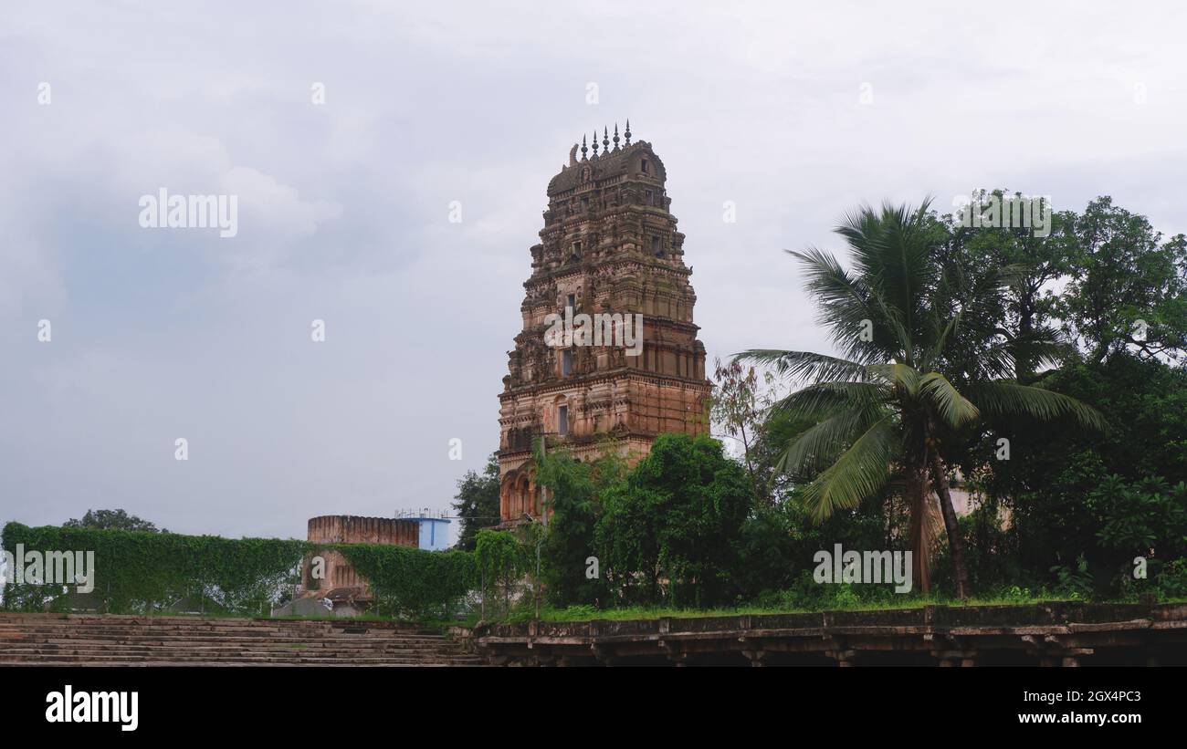 Shri Rama Chandra vista tempio krom Kolanu, Ammapalli, Shamshabad, Telangana, India Foto Stock