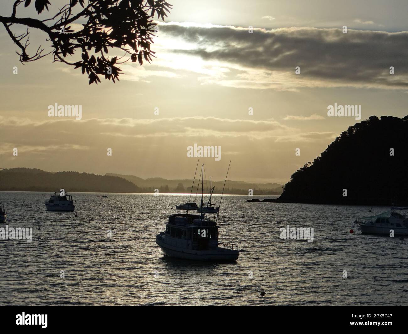Baia delle isole, Nuova Zelanda. 22 Ott 2012 Foto Stock