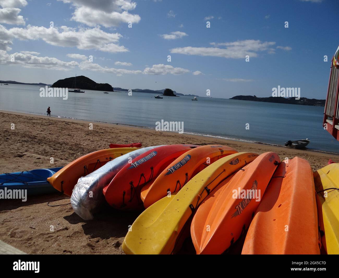 Baia delle isole, Nuova Zelanda. 22 Ott 2012 Foto Stock