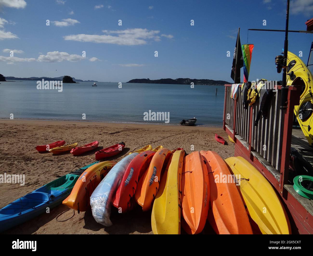 Baia delle isole, Nuova Zelanda. 22 Ott 2012 Foto Stock