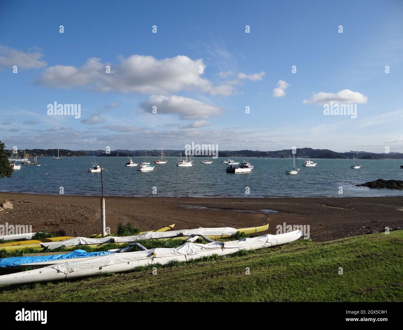 Baia delle isole, Nuova Zelanda. 22 Ott 2012 Foto Stock