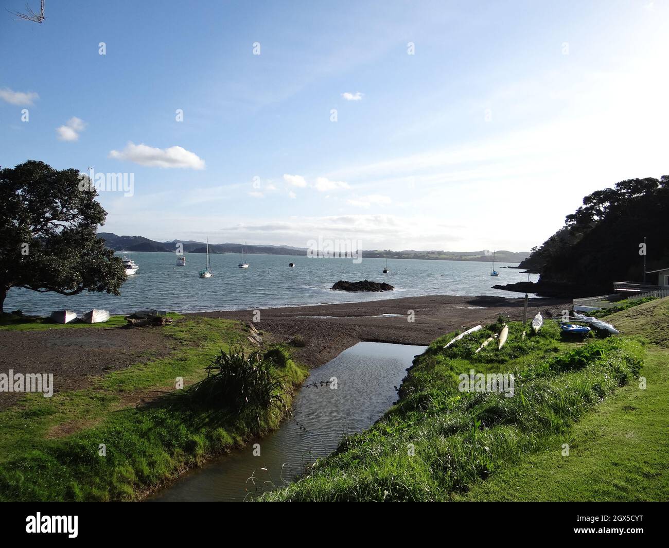 Baia delle isole, Nuova Zelanda. 22 Ott 2012 Foto Stock