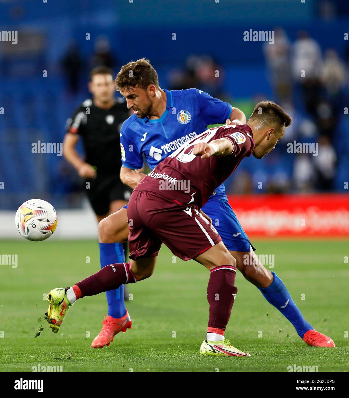 Jaime Mata di Getafe CF durante la partita Liga tra Getafe CF e Real Sociedad CF all'Estadio de Vallecas di Barcellona, Spagna. (Credit: APO Caballero) Foto Stock