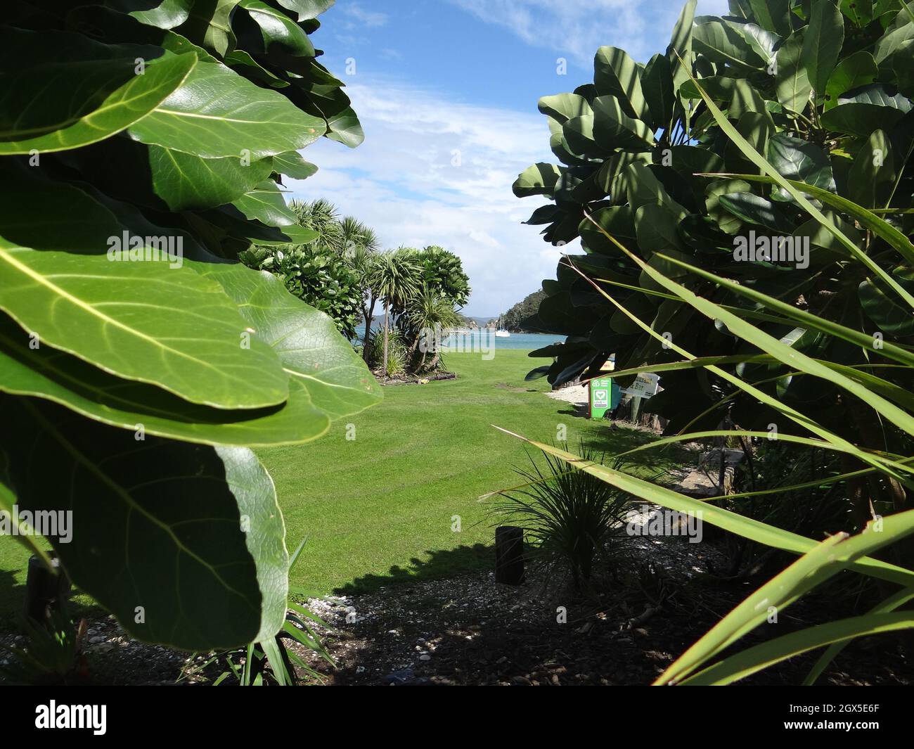 Baia delle isole, Nuova Zelanda. 22 Ott 2012 Foto Stock