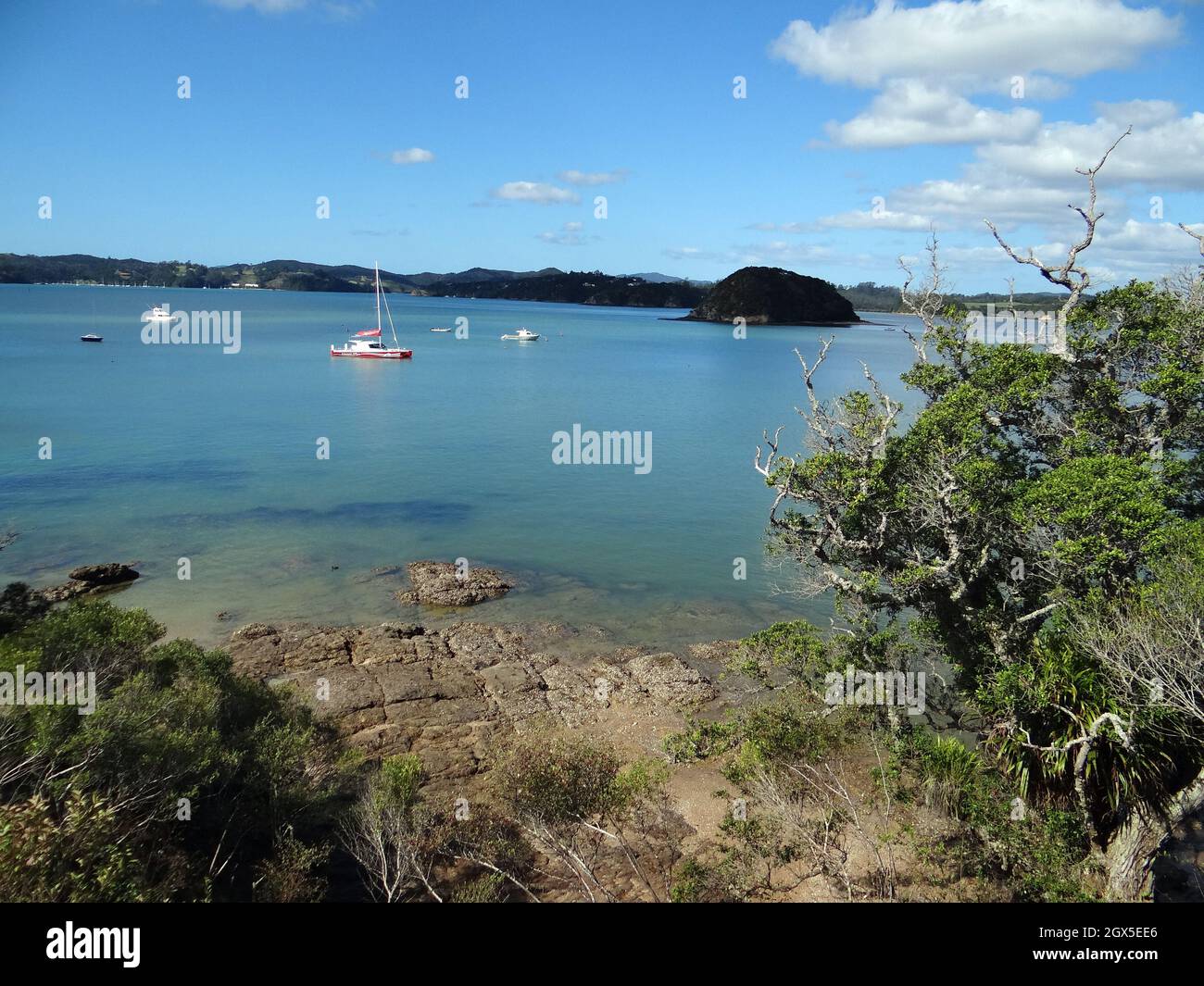 Baia delle isole, Nuova Zelanda. 22 Ott 2012 Foto Stock