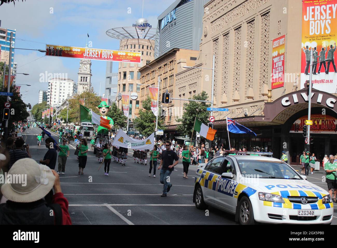 Il giorno di San Patrizio. Auckland, Nuova Zelanda. 17 marzo 2012 Foto Stock