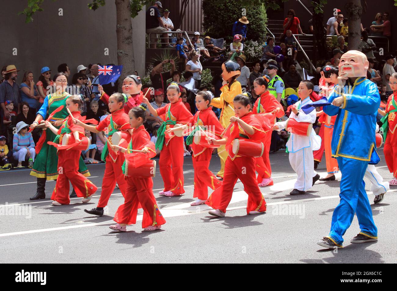 Sfilata di Natale ad Auckland. Nuova Zelanda. 20 novembre 2011 Foto Stock