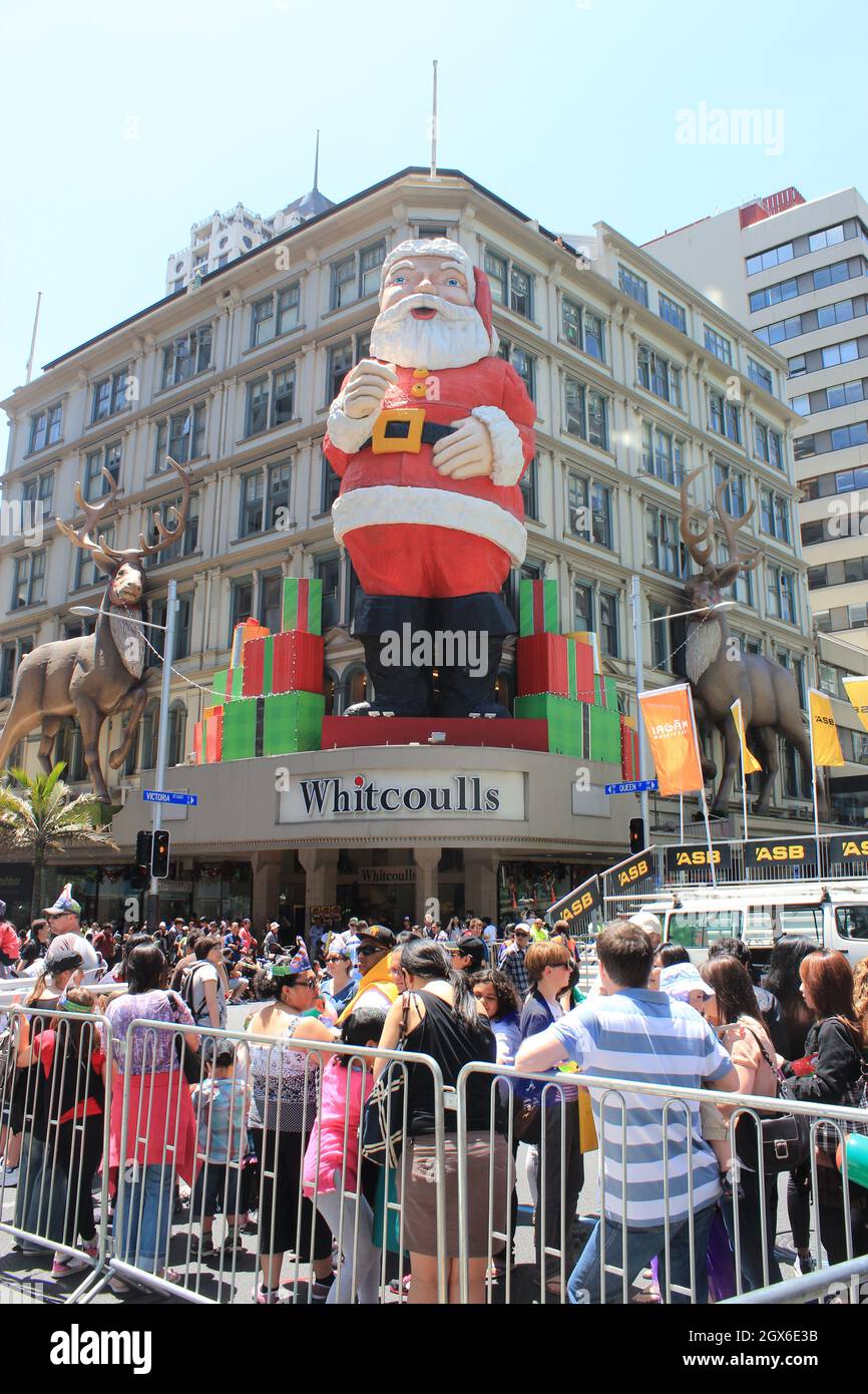 Sfilata di Natale ad Auckland. Nuova Zelanda. 20 novembre 2011 Foto Stock